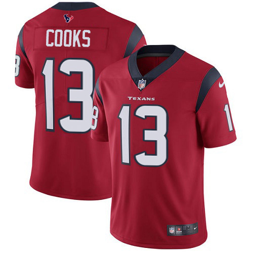 Nike Texans #13 Brandin Cooks Red Alternate Youth Stitched NFL Vapor Untouchable Limited Jersey